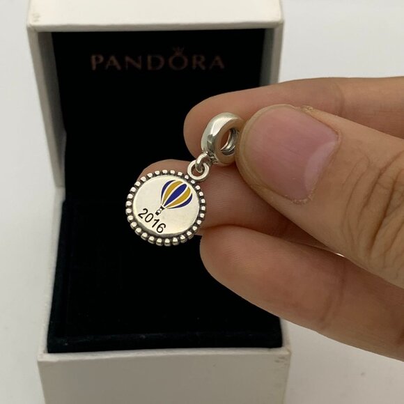 ✨🔥Pandora 2016 World Hot Air Balloon Exclusive Dangle Charm S925 - Picture 2 of 7